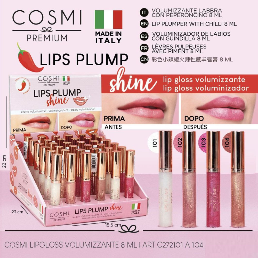 COSMI PREMIUM LIPS PLUMP VOLUMIZZ SHINECosmi