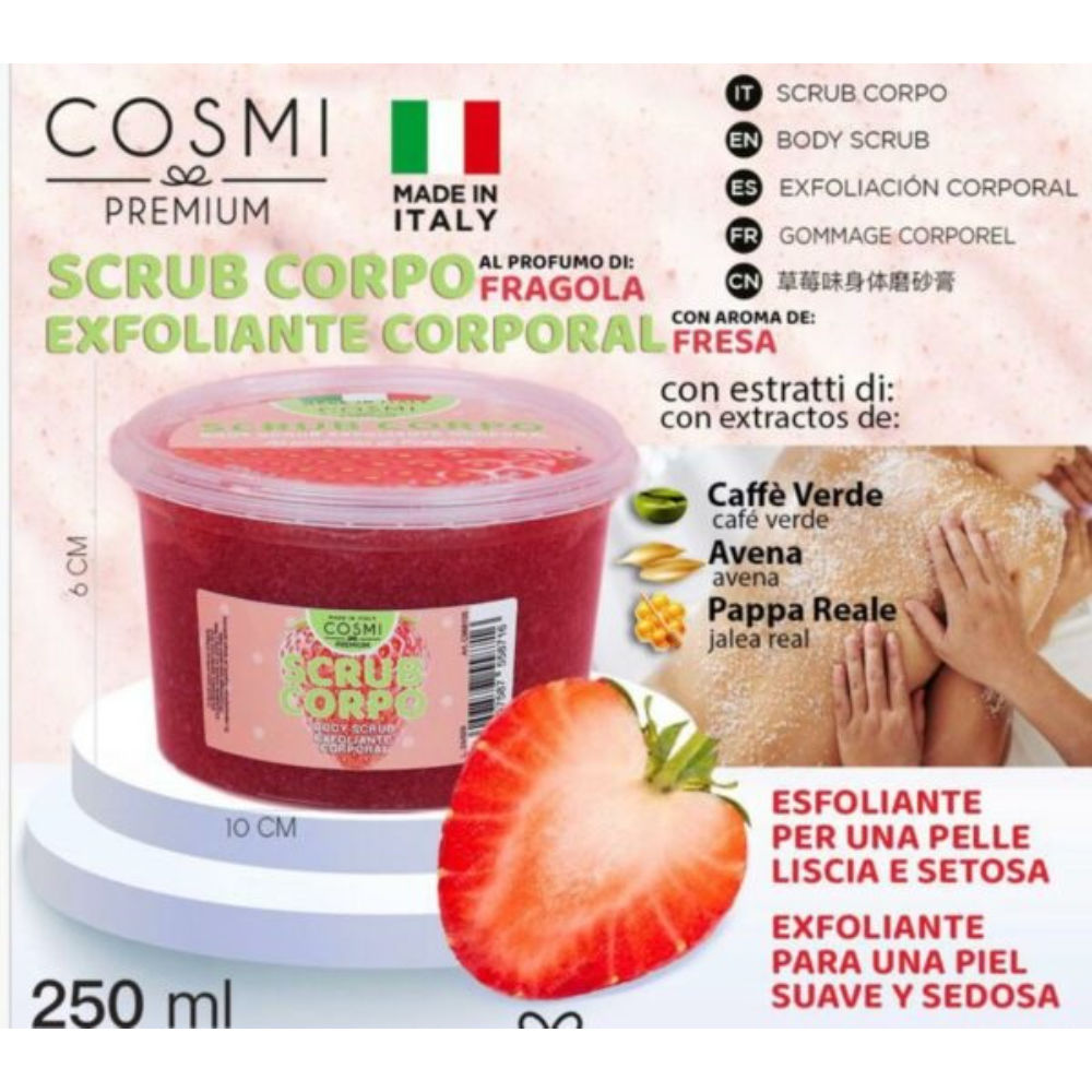 COSMI SCRUB CORPO 250GR FRAGOLACosmi