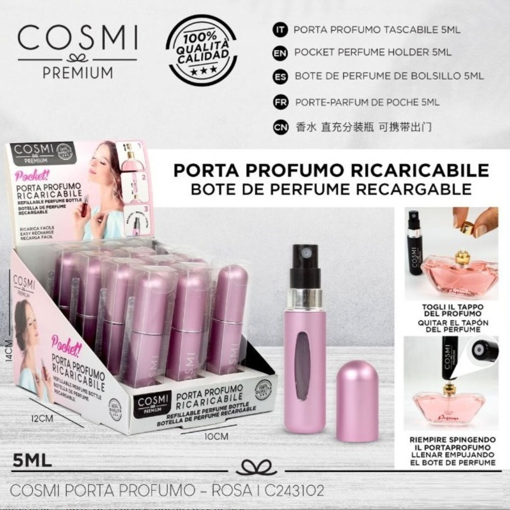 COSMI PROFUMINO TASCABILE ROSA 5MLCosmi