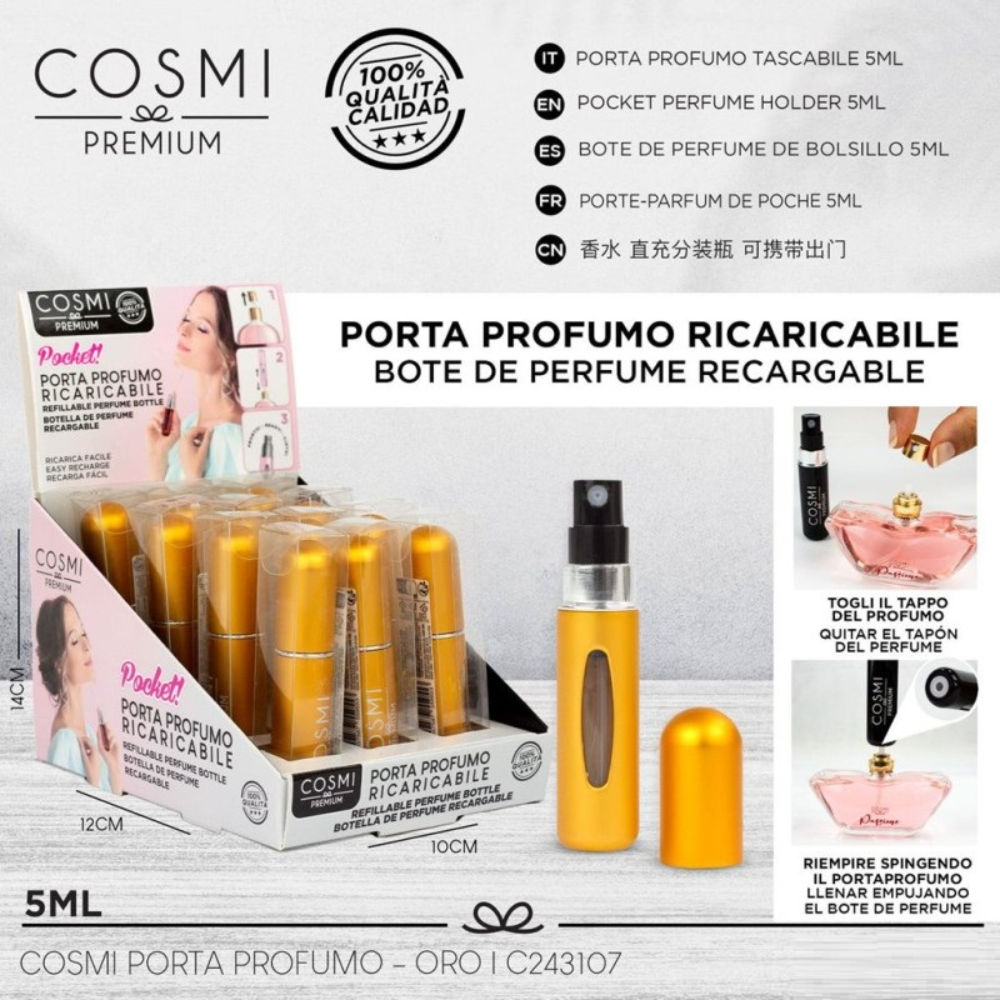 COSMI PROFUMINO TASCABILE ORO 5MLCosmi