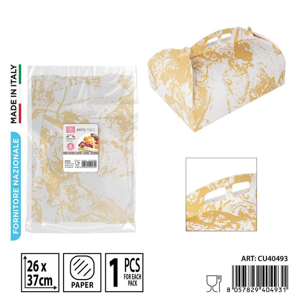 DC CASA SCATOLA TORTA RETTANG, 26X37CMDc Casa