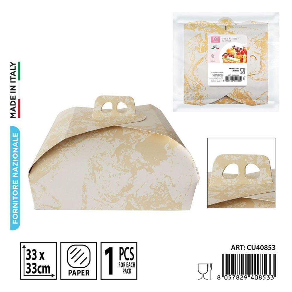 DC CASA SCATOLA TORTA 33X33CMDc Casa