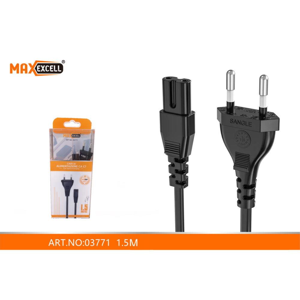 CAVO DI ALIMENTAZIONE CA- IEC C7Maxexcell