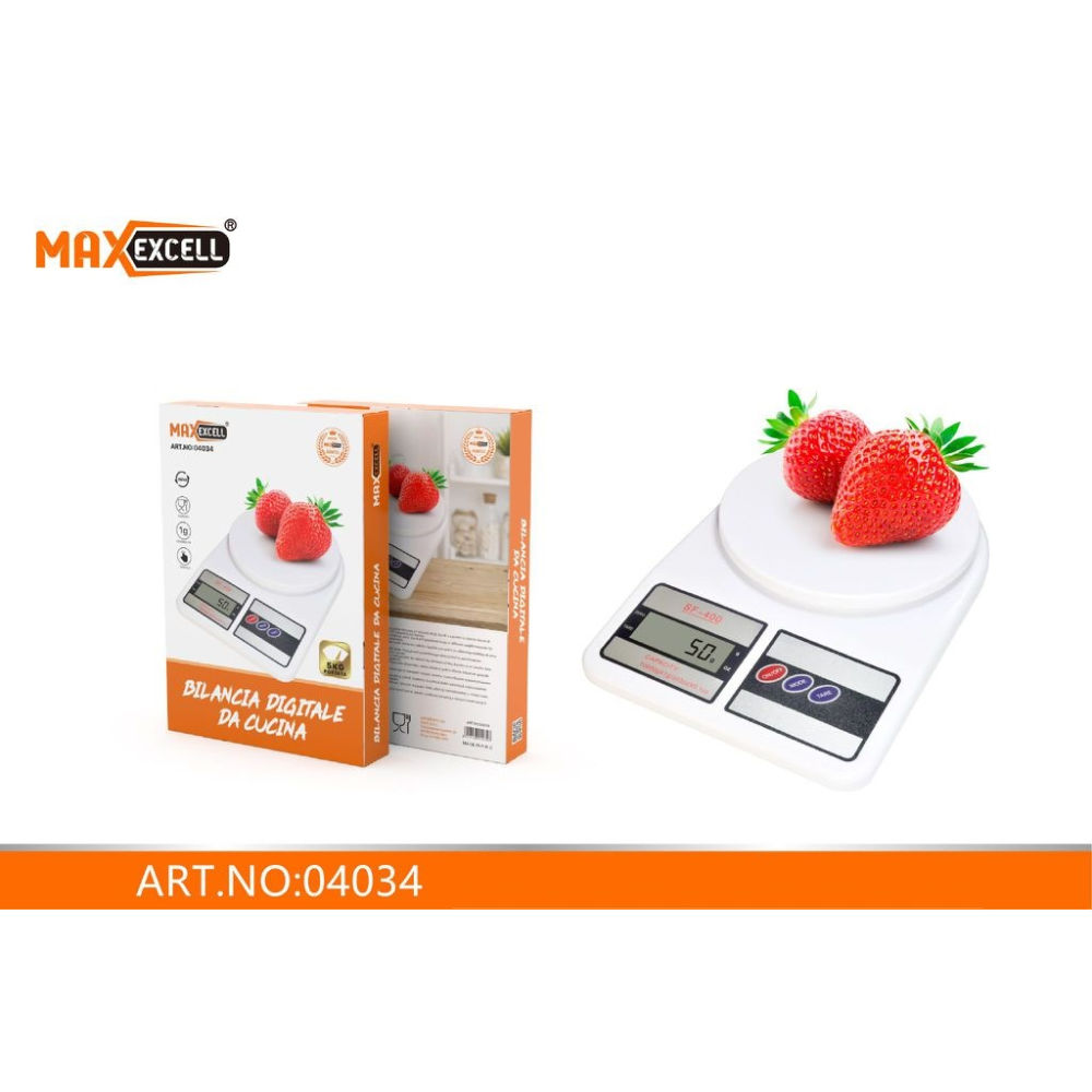 Maxexcell Bilancia da Cucina 5KgMaxexcell