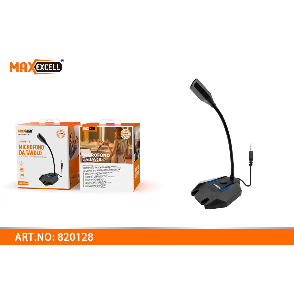 MICROFONO DA TAVOLO JACK 3.5MMMaxexcell
