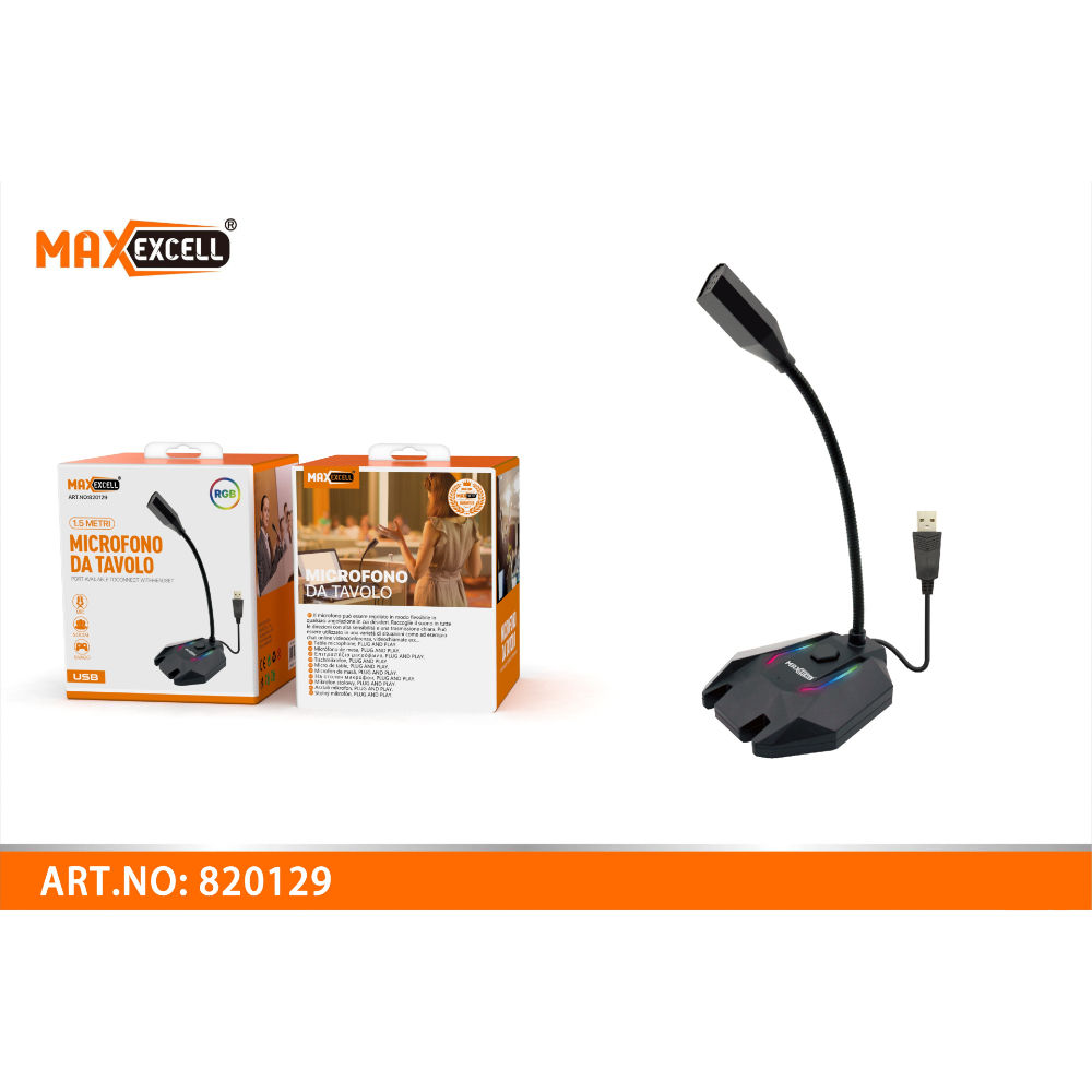 MICROFONO DA TAVOLO USBMaxexcell