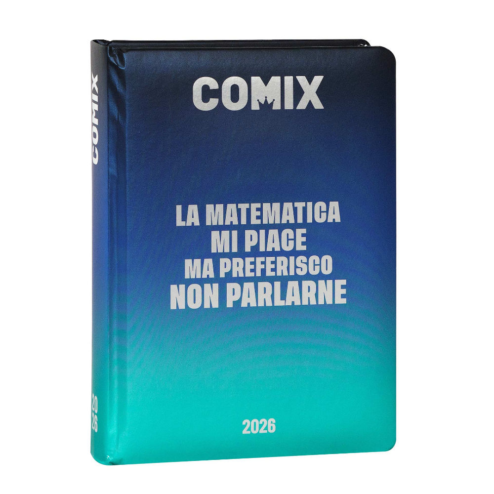 DIARIO COMIX WAVE 13M STANDARD - BLU/VERDEComix
