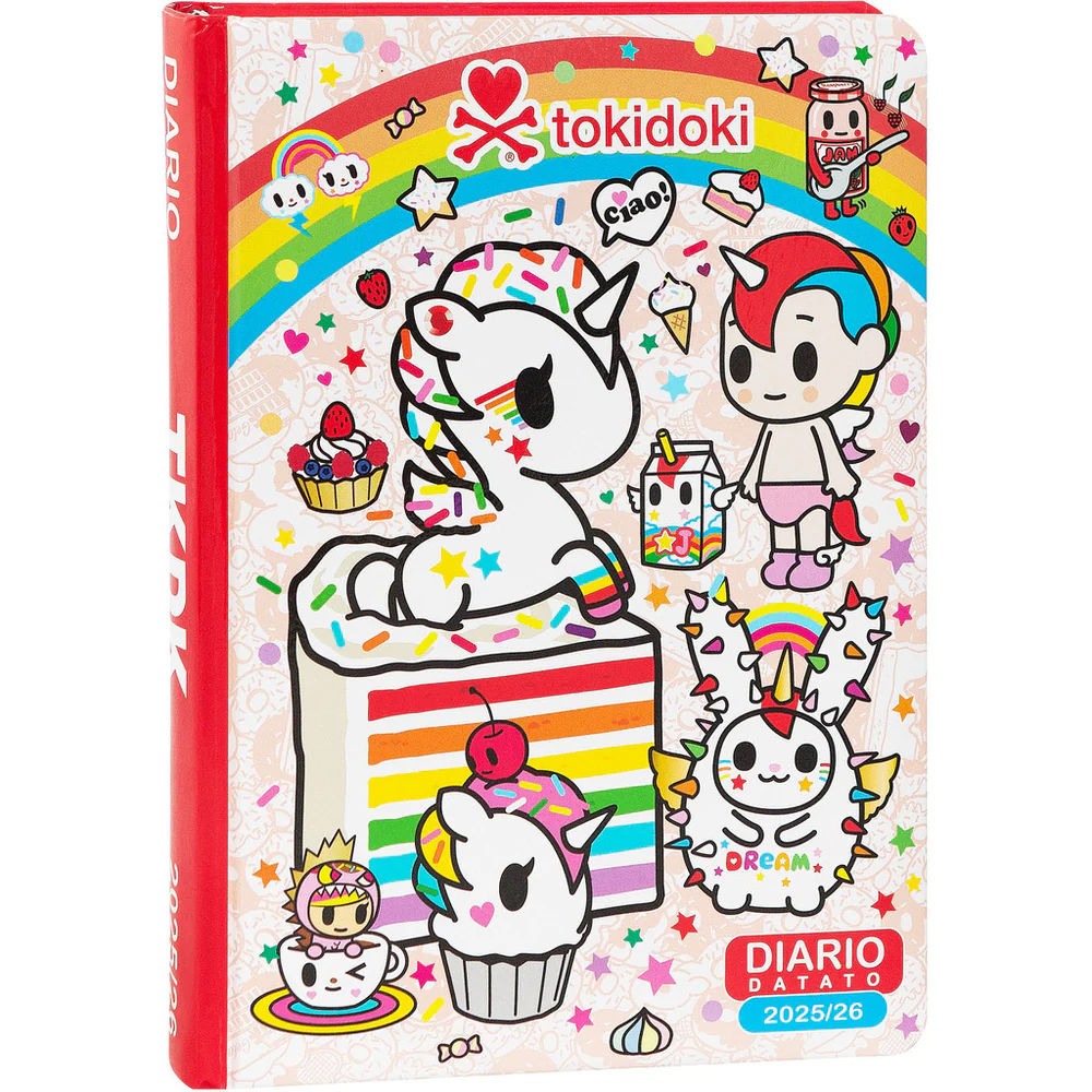 DIARIO TOKIDOKI 12 MESI 2025/2026 - ROSSOTokidoki