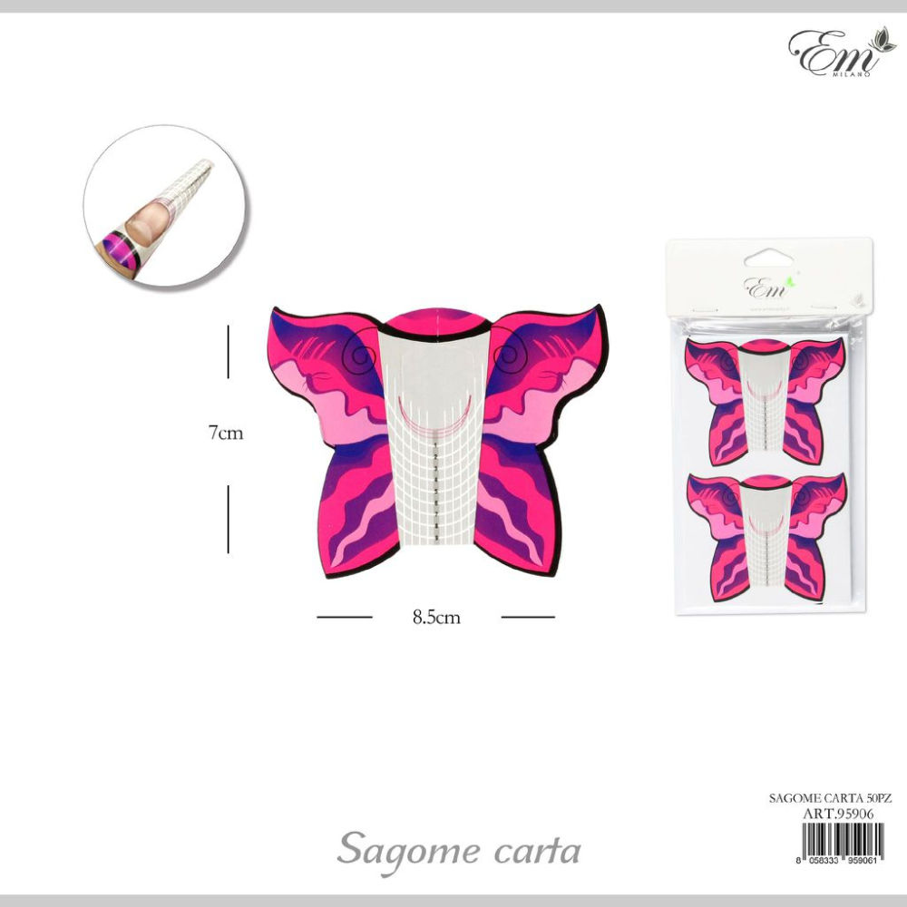 CARTINE RICOSTRUZIONE UNGHIE FARFALLAEm