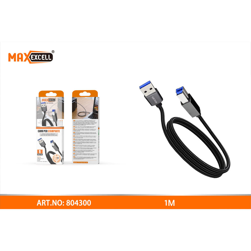 CAVO PER STAMPANTE 1MMaxexcell