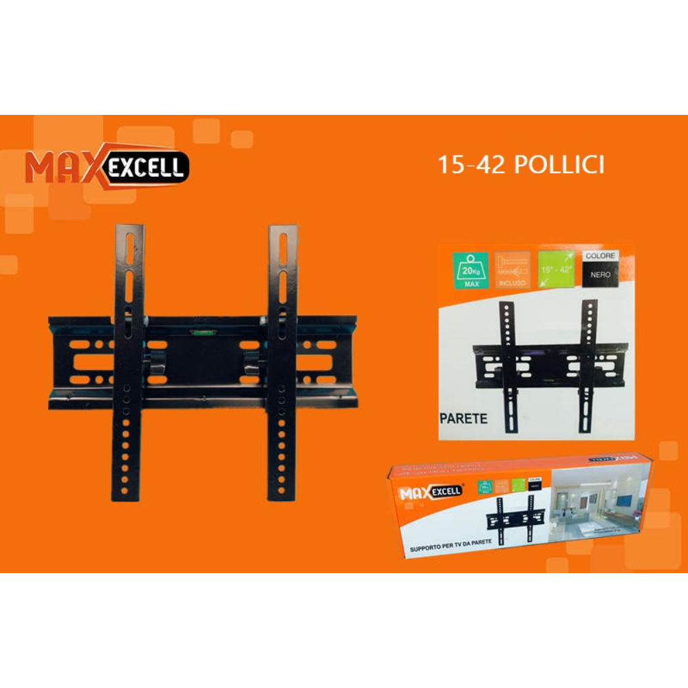 SUPPORTO TV DA PERETE 15" A 42"Maxexcell