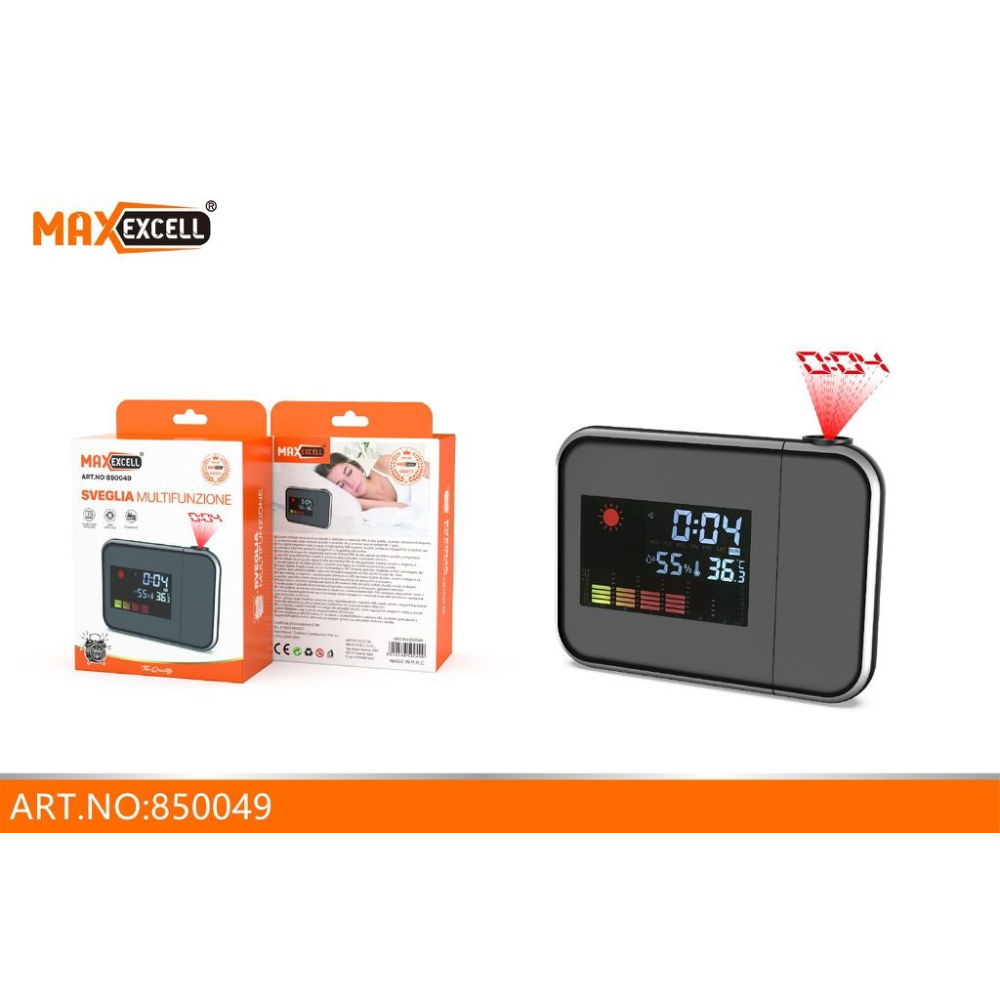 Maxexcell Sveglia Digitale con Proiettore - Art.850049Maxexcell