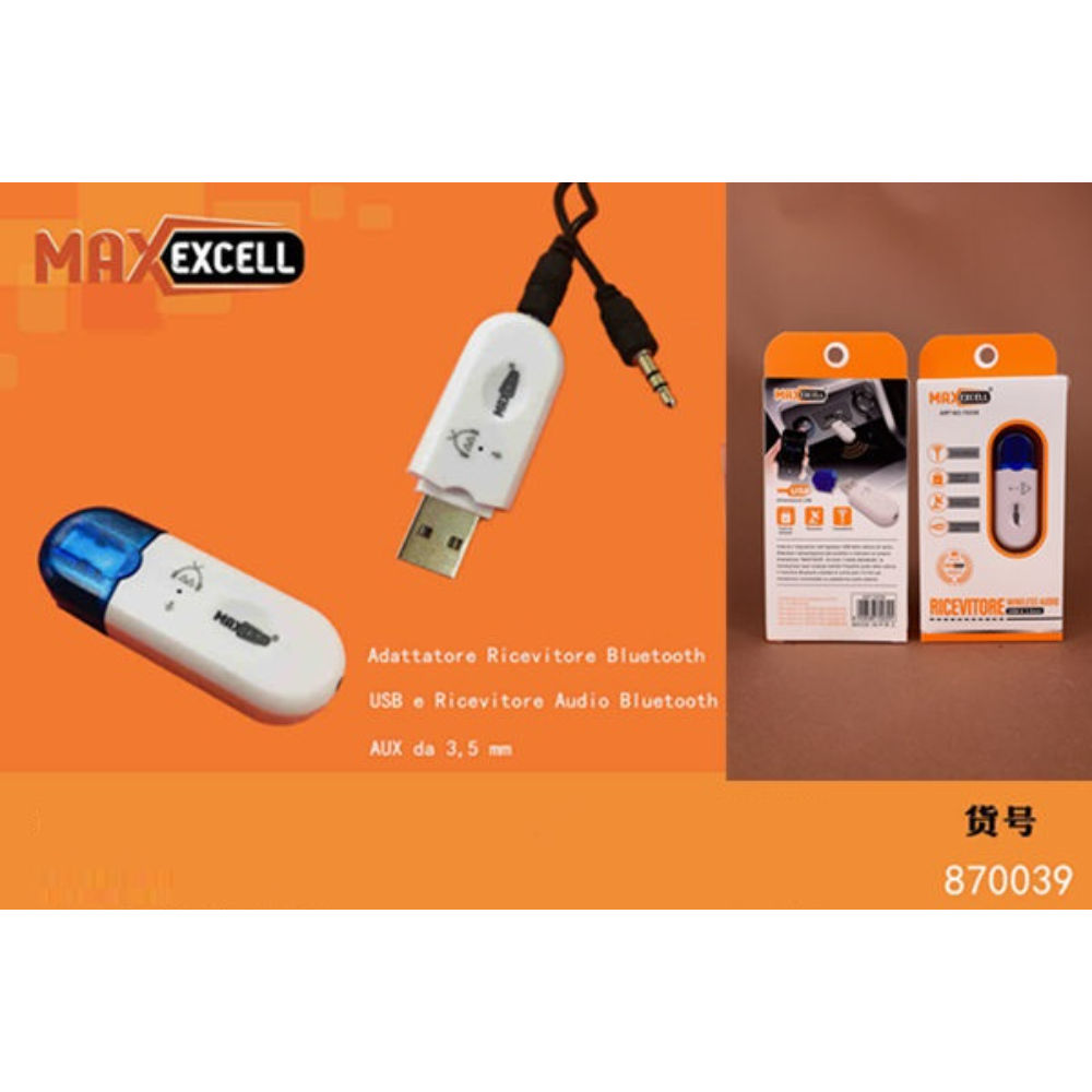 RICEVITORE AUDIO BLUETOOTH AUTOMaxexcell