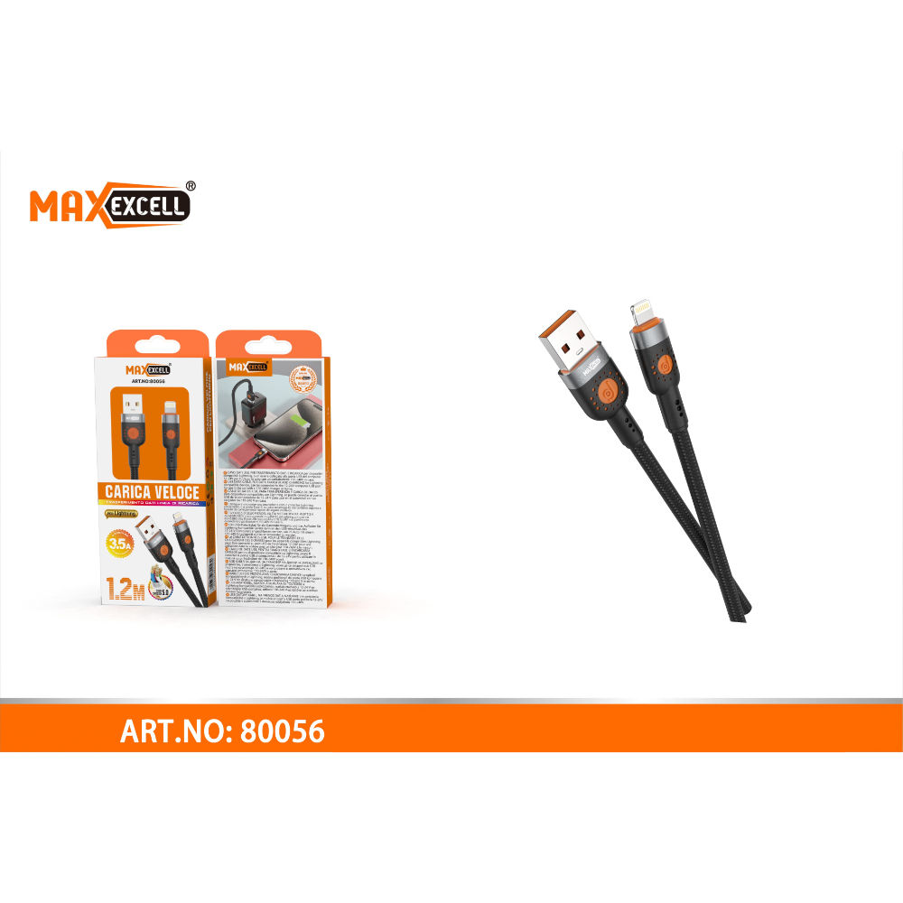 CAVO LIGHTNING FAST CHARGE 1.2M 3.5AMaxexcell