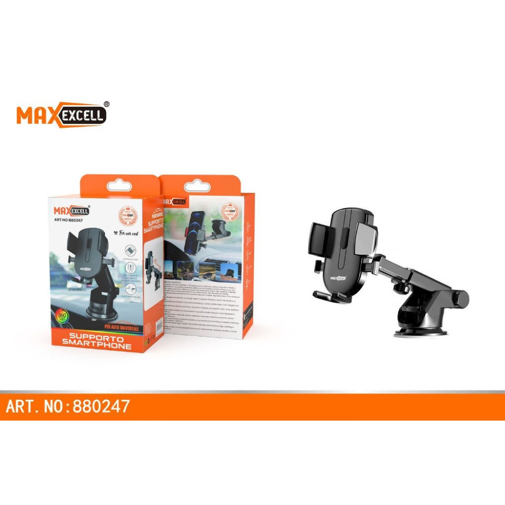 Supporto Smatphone per Auto con Ventosa - Art.880247Maxexcell