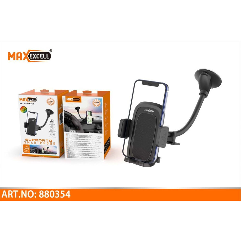 Supporto Smatphone per Auto con Ventosa - Art.880354Maxexcell