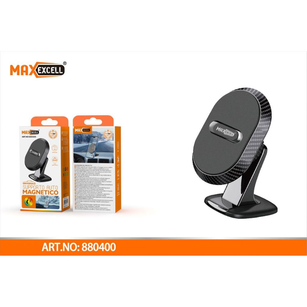 MAXEXCELL - Supporto Smartphone Auto Magnetico - 880400Maxexcell