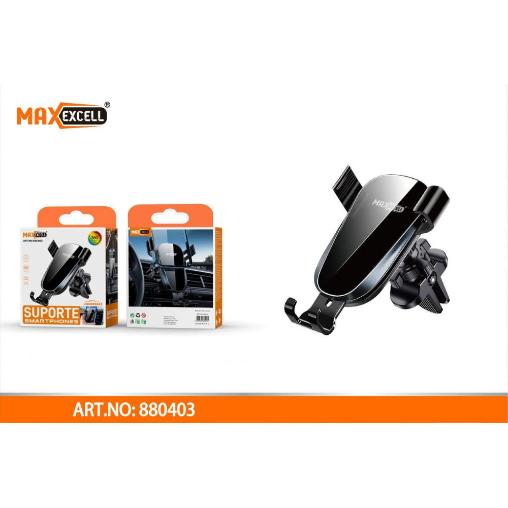 MAXEXCELL - Supporto Smartphone Auto Clip   - 8804031Maxexcell