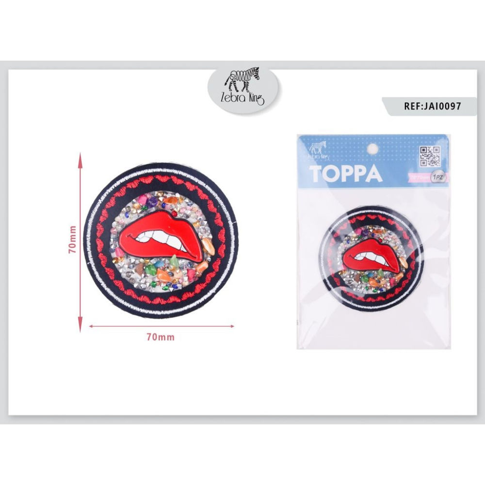 Toppa - Glitter LipsZebra King