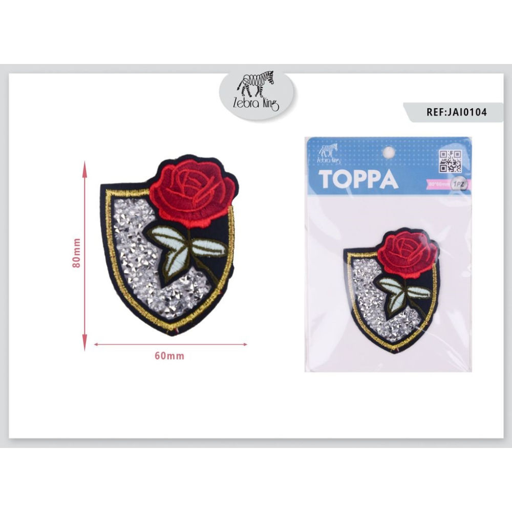 Toppa - Rose PatchZebra King