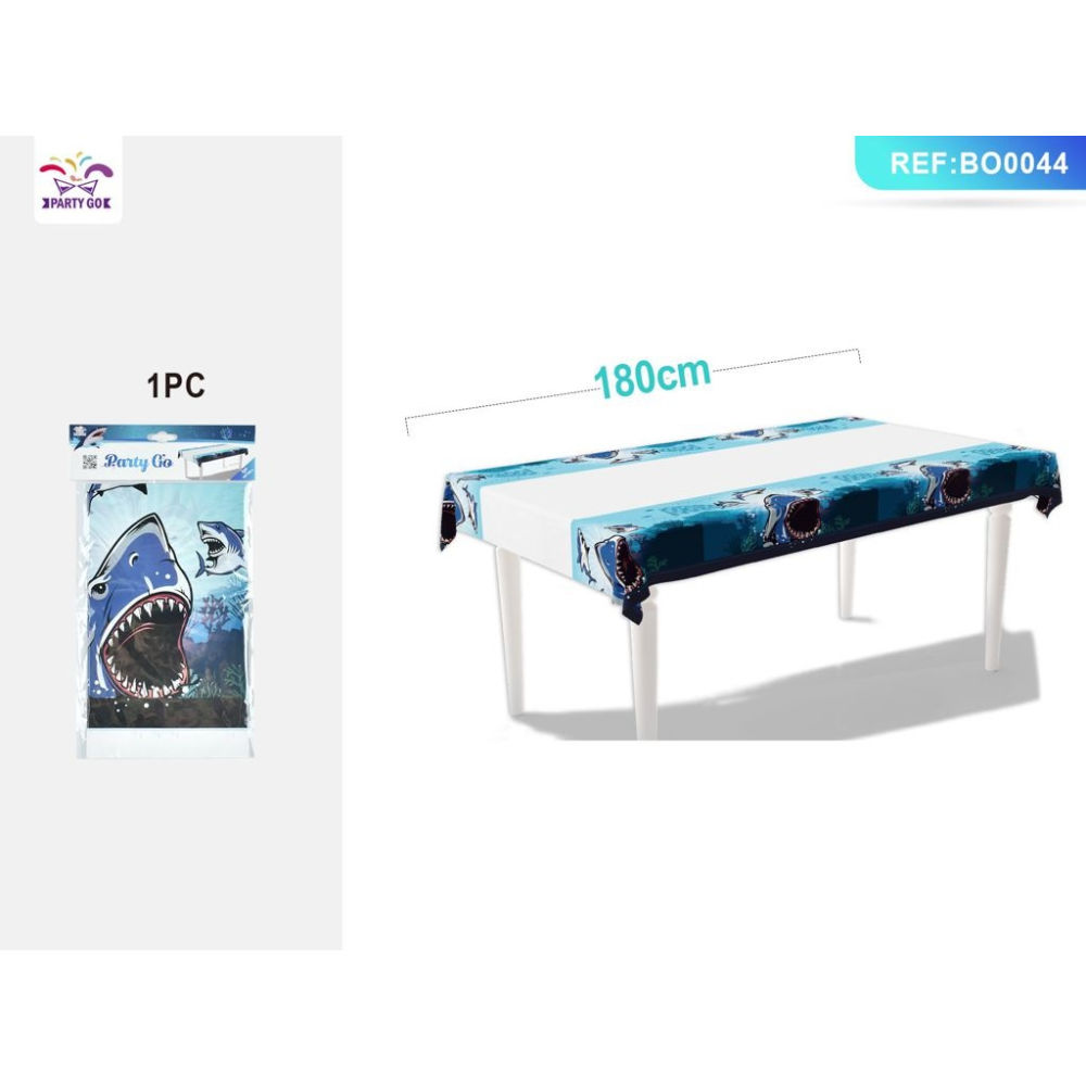 TOVAGLIA MONOUSO CON SQUALO 108x180CM - 1PZParty Go