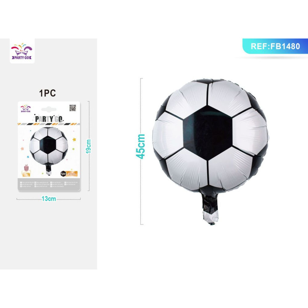 PALLONCINO MYLAR - PALLONE DA CALCIO 45CM - 1PZParty Go