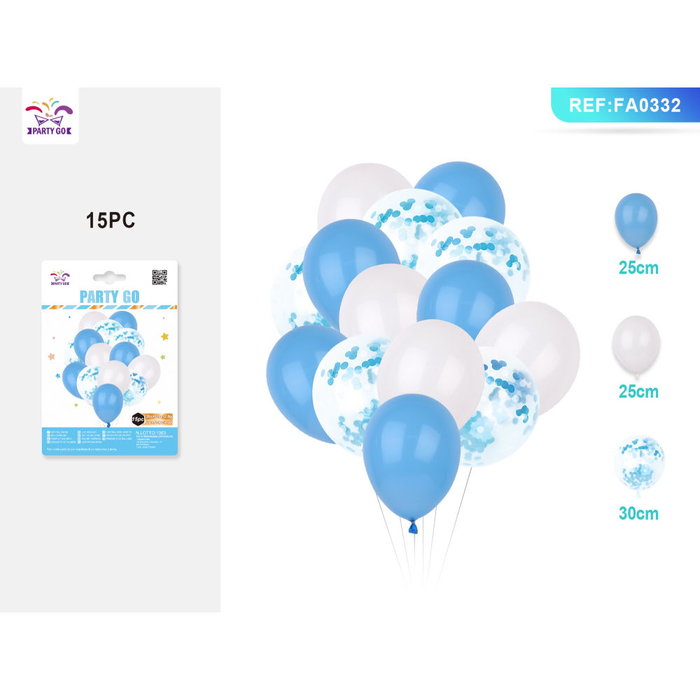SET PALLONCINI - BLU - 15PZParty Go