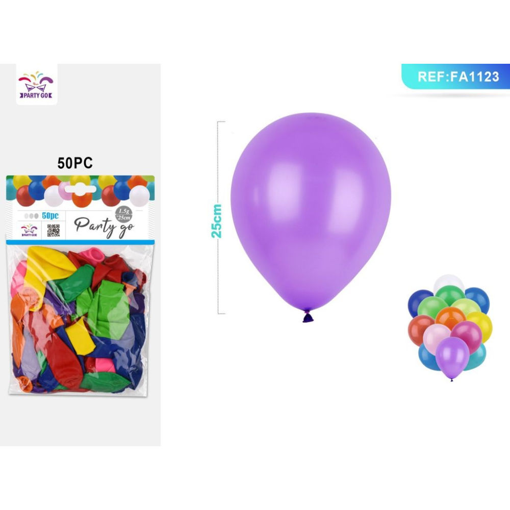 PALLONCINO COLORATI - 50PZParty Go