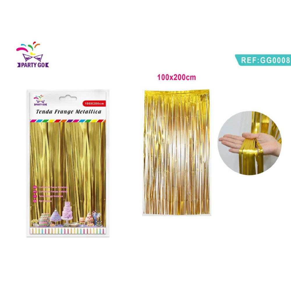TENDA DECORATIVA PER FESTE - ORO - 2MParty Go