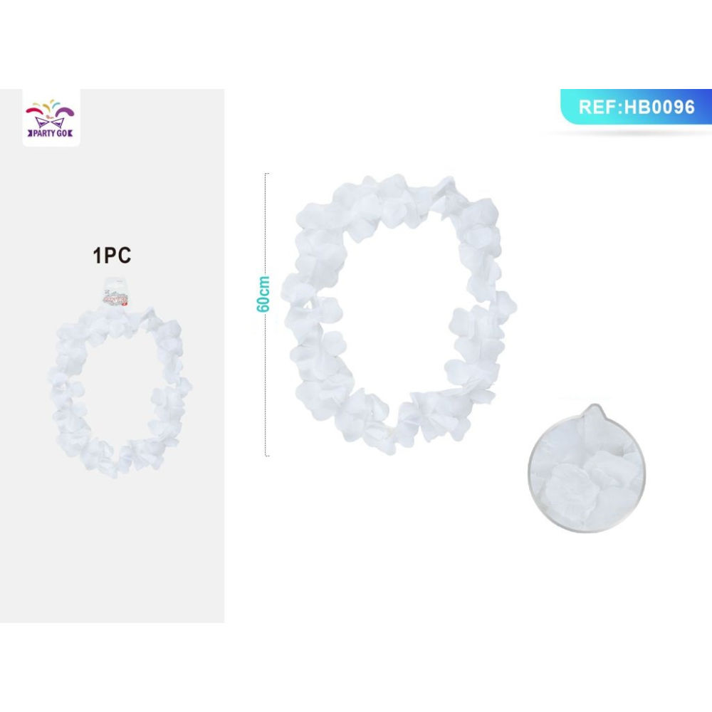 COLLANA HAWAIANA - BIANCO - 1PZParty Go