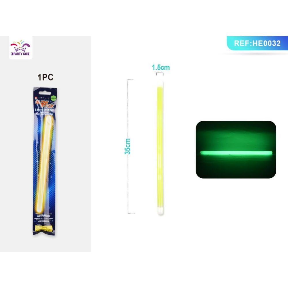 LIGHTSTICK - COLORI ASSORTITI 35CM - 1PZParty Go