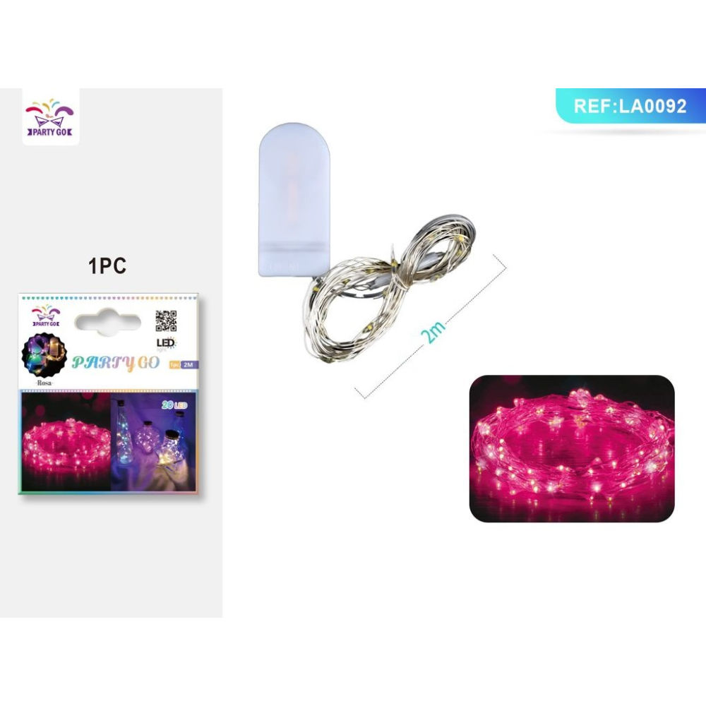 LUCE LED - ROSA - 2 METRIParty Go
