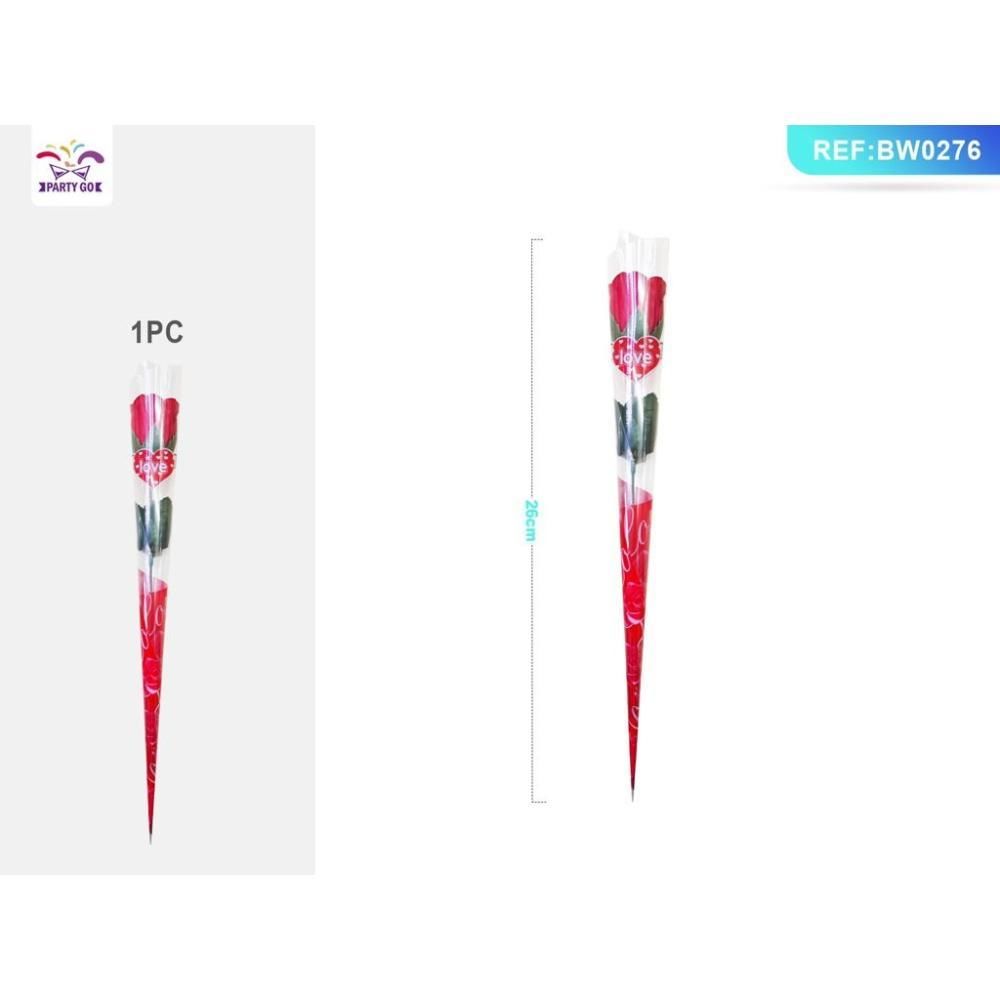 Rosa Rossa San Valentino - 26cmParty Go