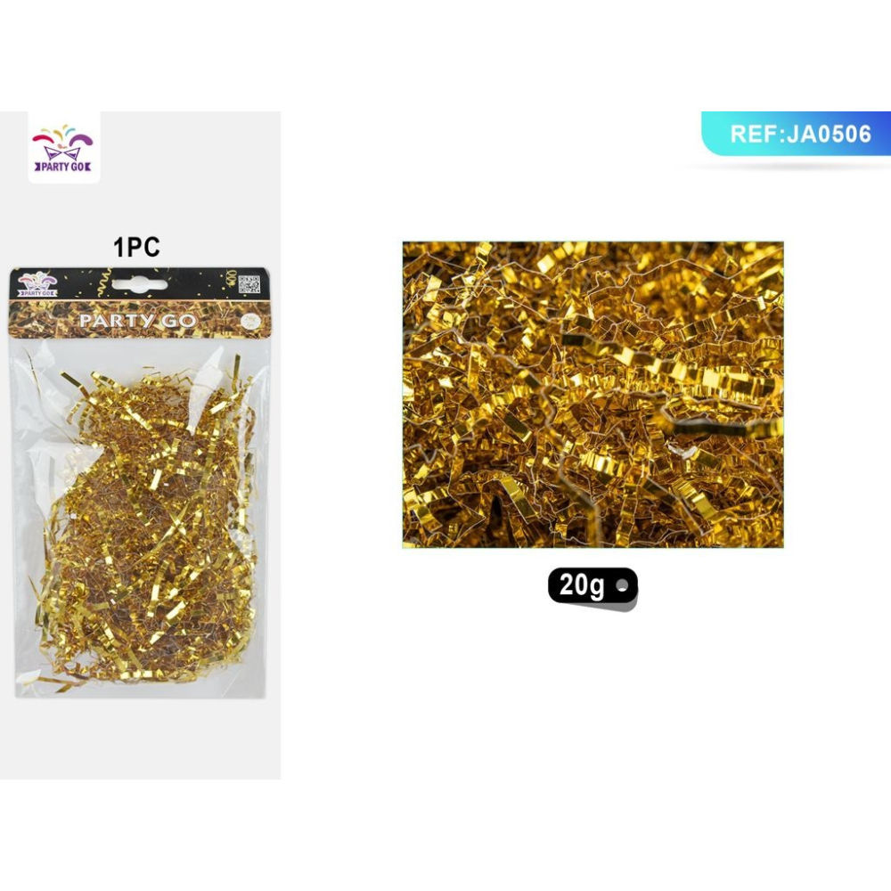 PAGLIA DI CARTA PER REGALI - ORO - 20GParty Go