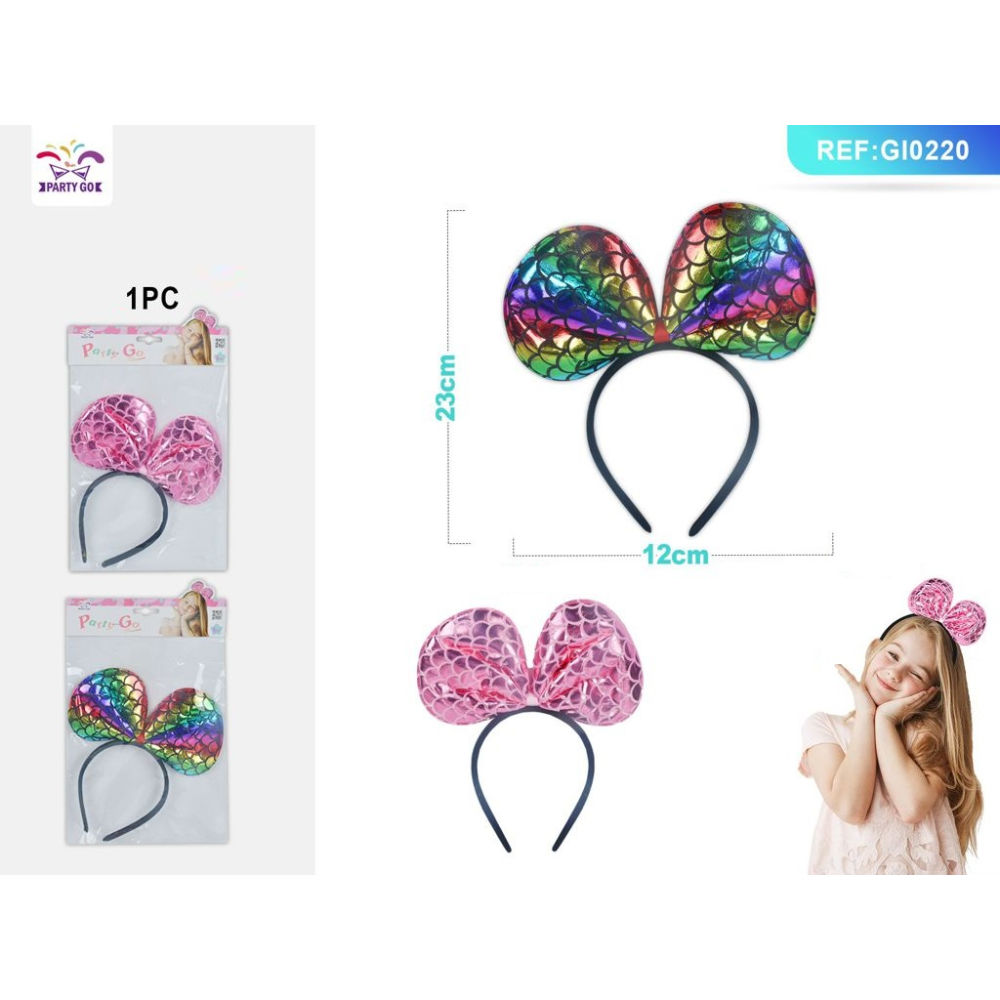 CERCHIETTO CON PAPILLON - 1PZParty Go