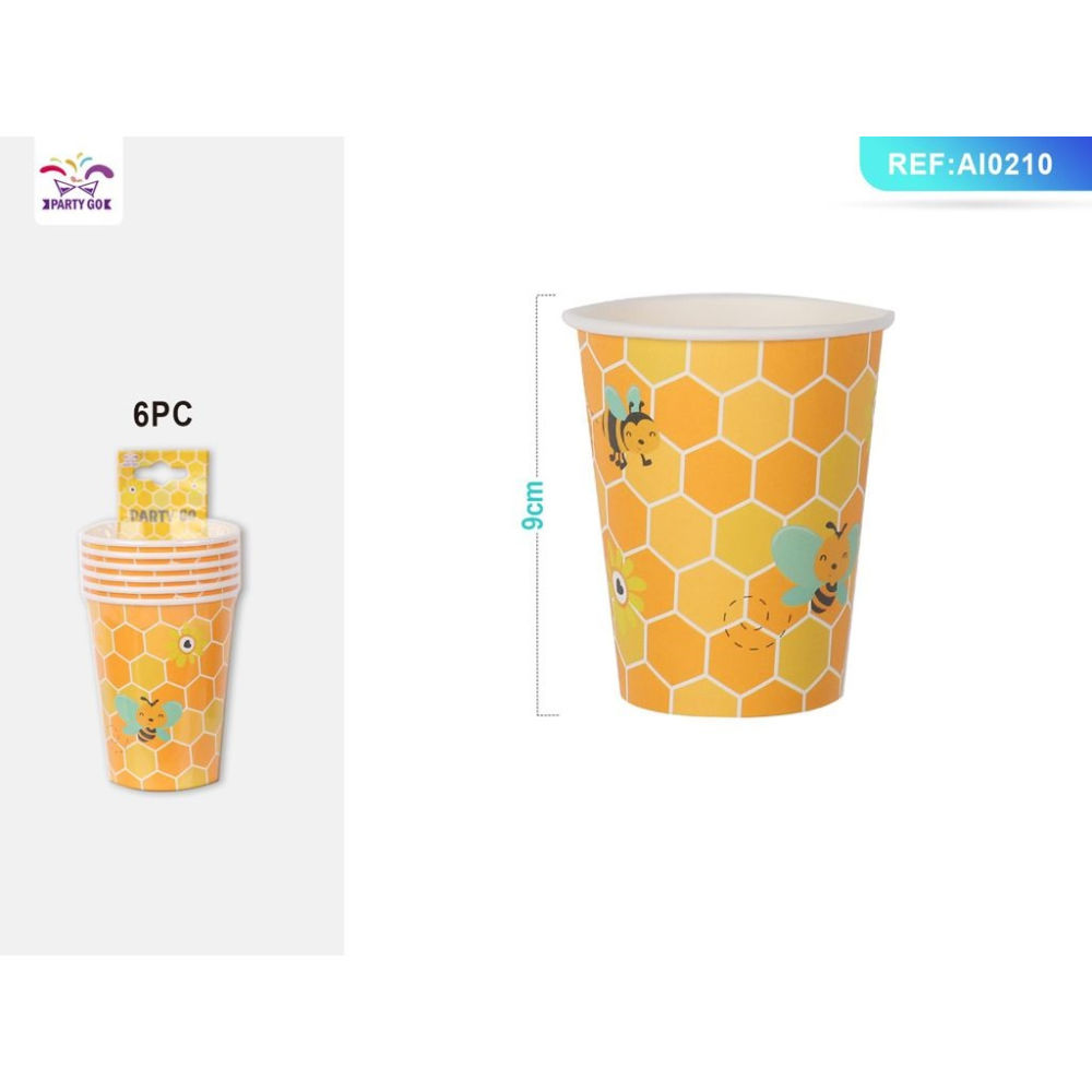 BICCHIERI MONOUSO CON API - 6PZParty Go