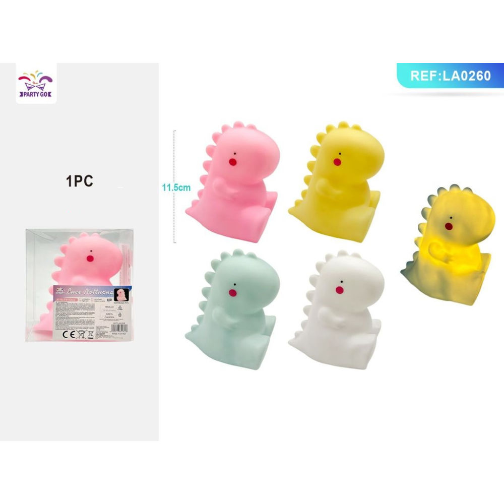 LUCE NOTTURNA DA COMODINO - DINOSAUROParty Go