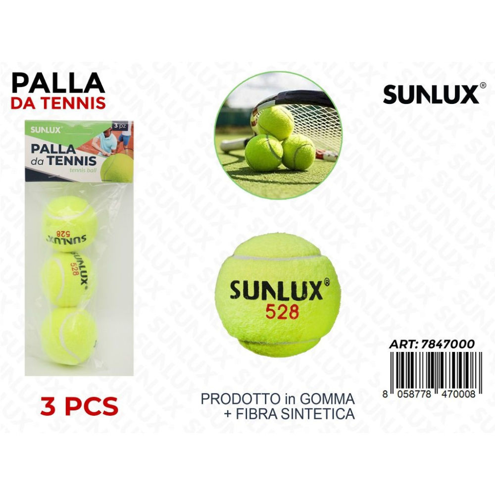 PALLA DA TENNIS 3PC /PZ DASunlux