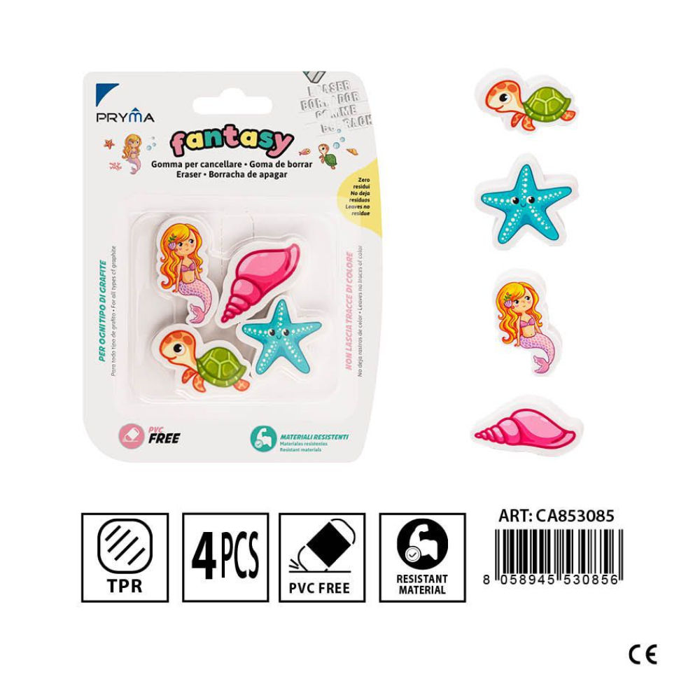 PRYMA GOMMA CANCELLARE 4PZ SIRENAPryma