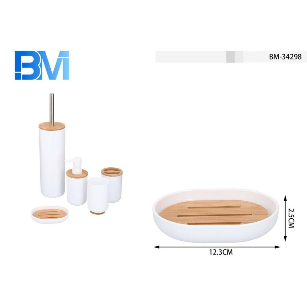 PORTASAPONE bambù BIANCOBm