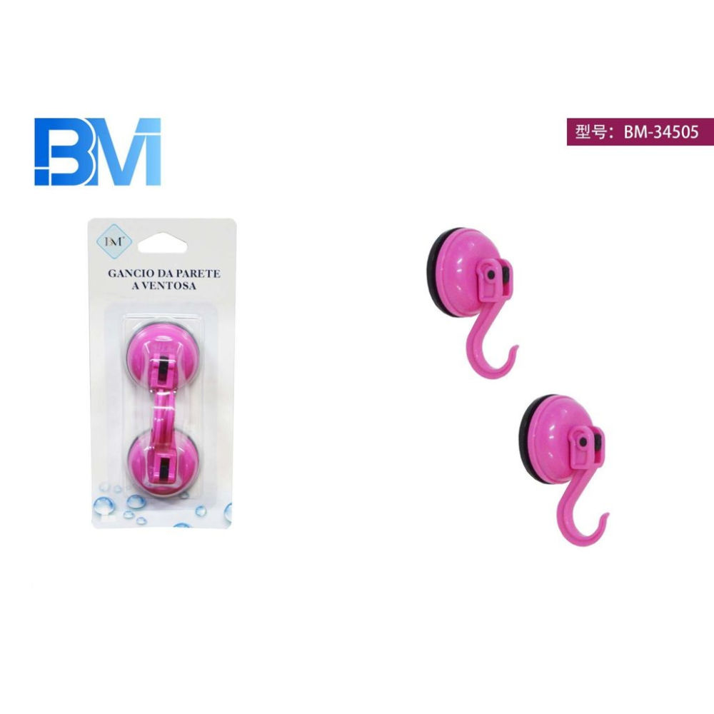 GANCIO A VENTOSA - FUCSIA - 2PZBm