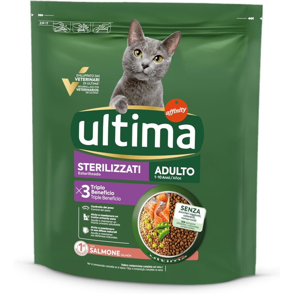 Ultima Gatti Sterilizzati Adulto - Salmone - 440gUltima Affinity