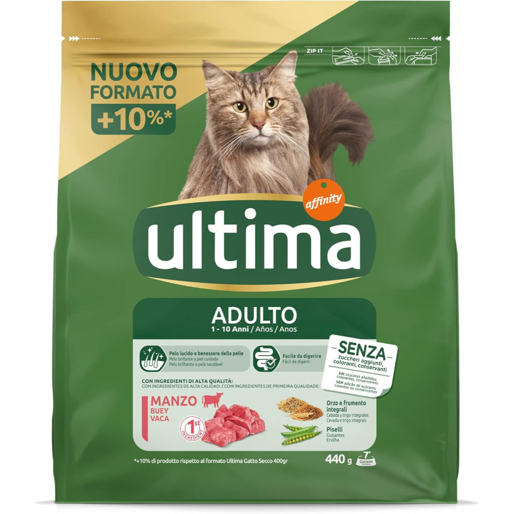 Ultima Gatti Adulti - Manzo - 440GgUltima Affinity