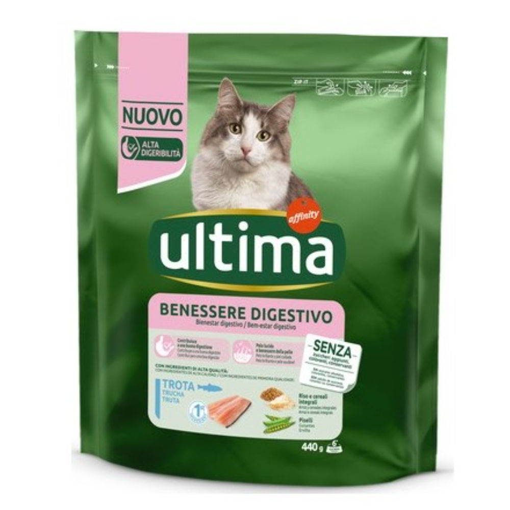 Ultima Gatti Benessere Digestivo - Trota - 440gUltima Affinity