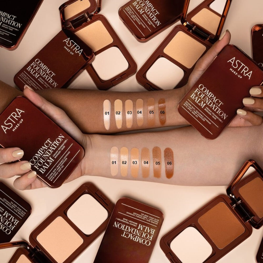 COMPACT FOUNDATION BALM, BRONZER, BASE - N.04Astra