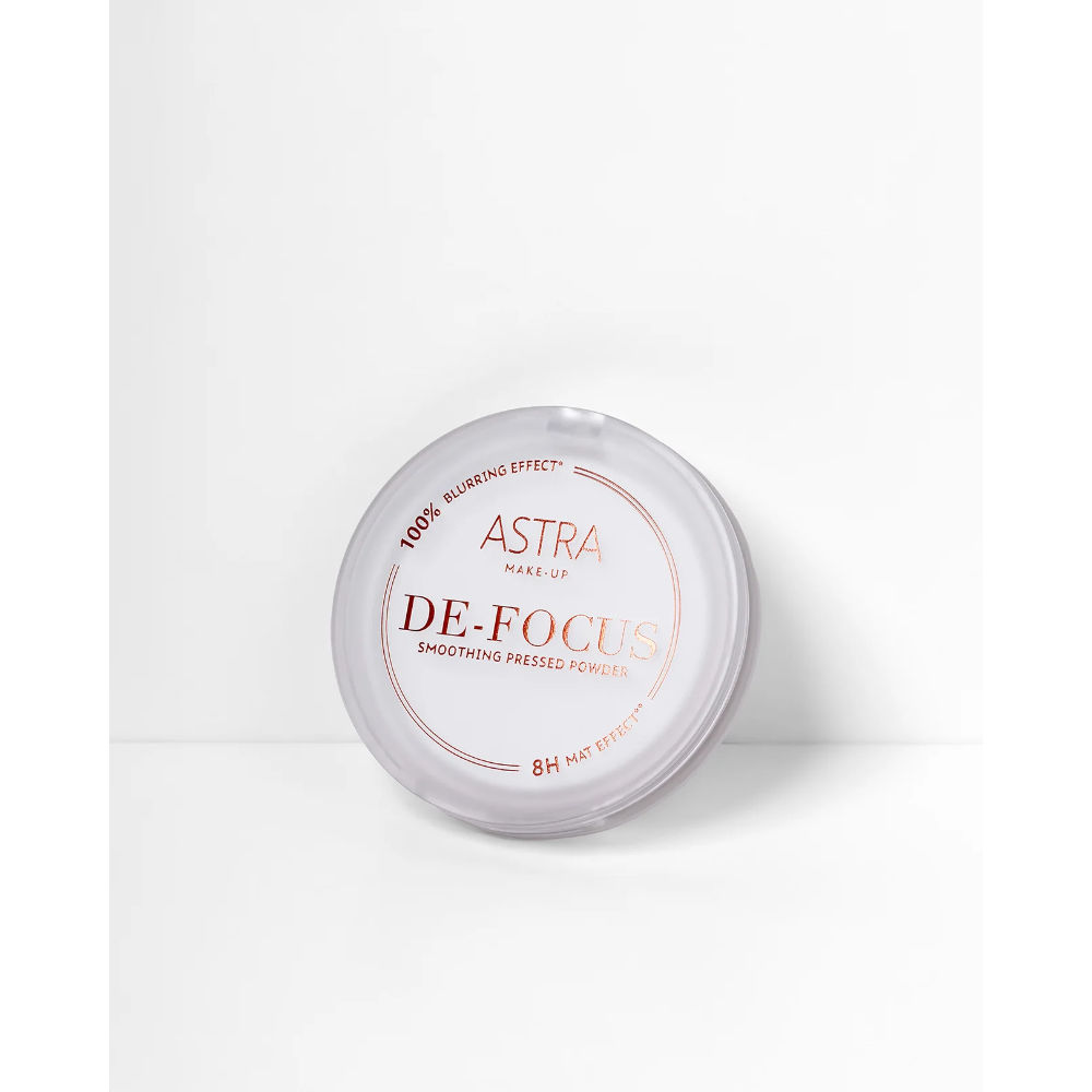 DE-FOCUS Cipria Compatta Levigante/Correttiva - 01 Translucent Blur (Smoothing)Astra