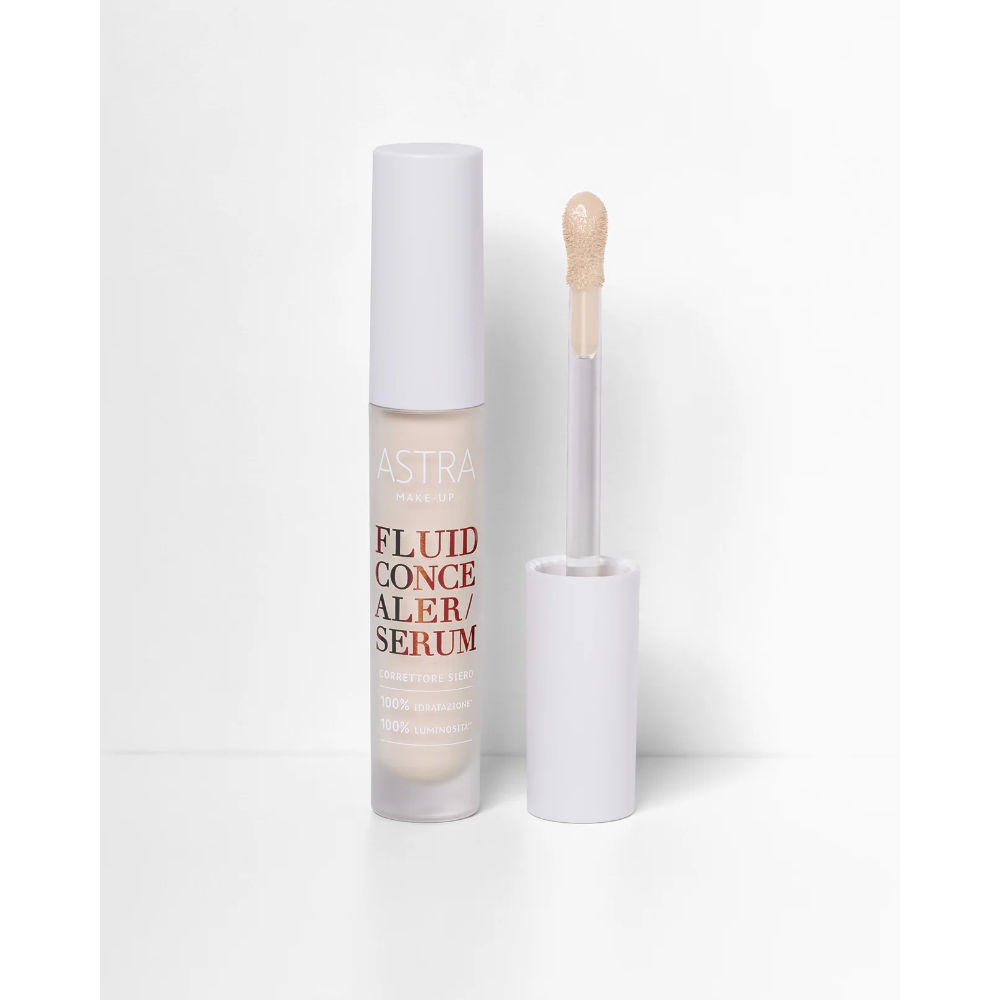 Fluid Concealer Serum Correttore Siero Idratante Illuminante - 02 Light MidAstra
