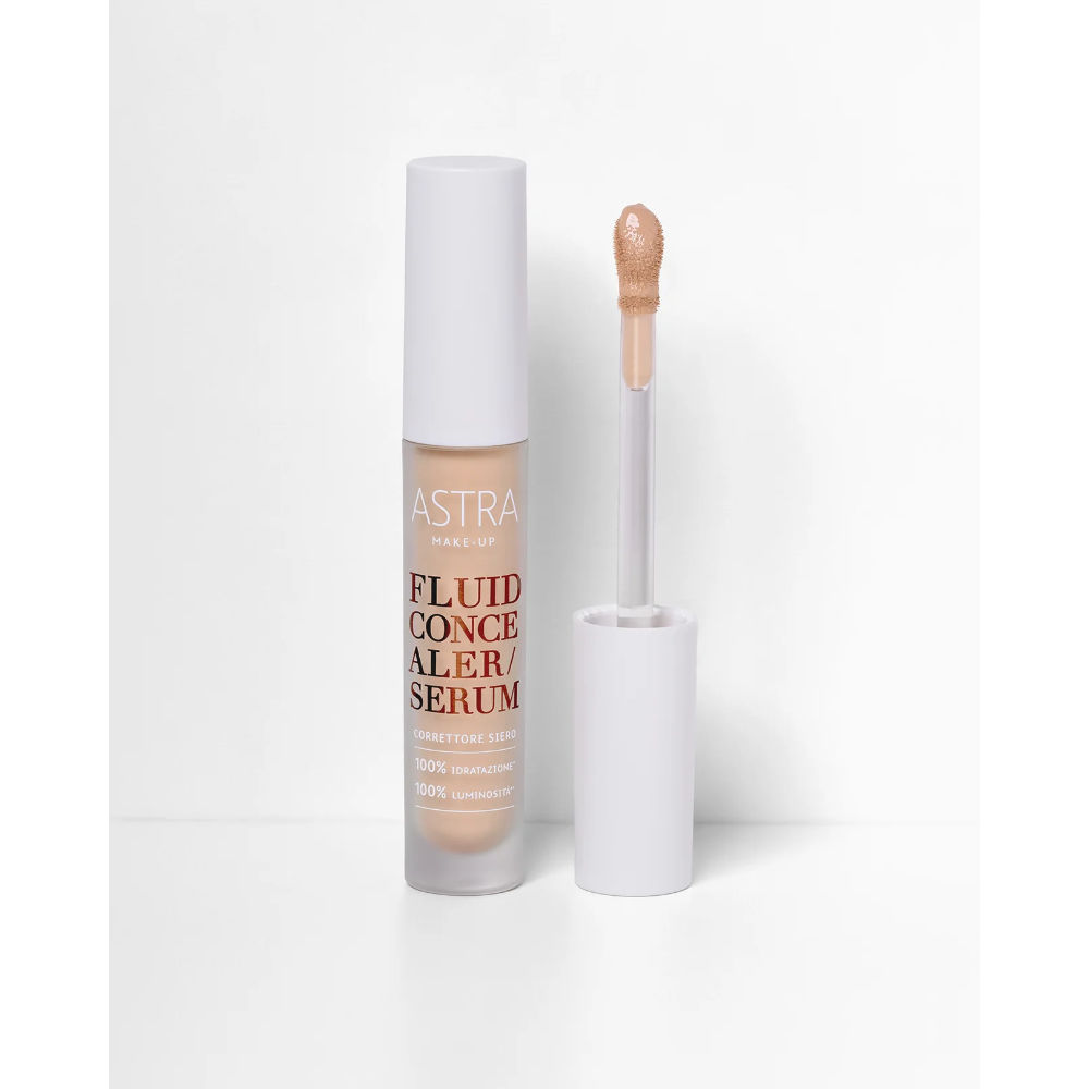 Fluid Concealer Serum Correttore Siero Idratante Illuminante - 04 Mid DarkAstra