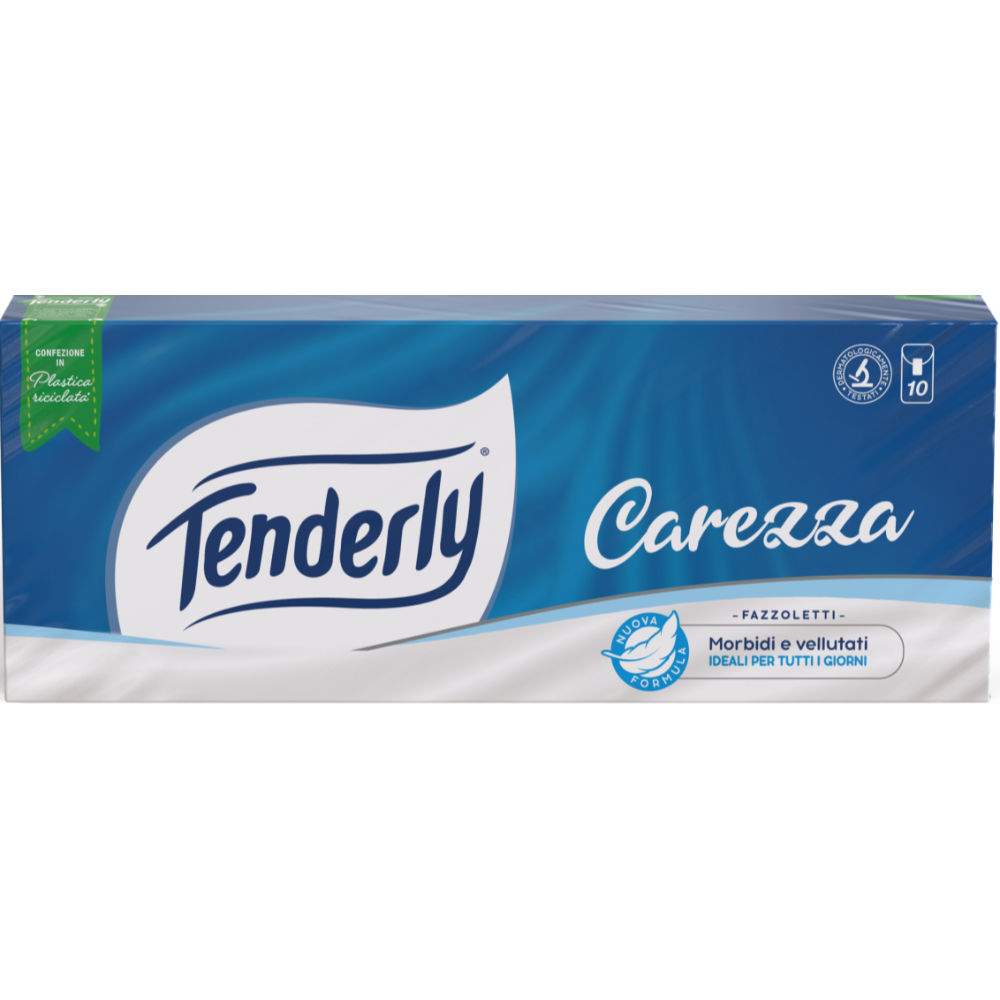 TENDERLY FAZZOLETTI CAREZZA - 10 PACCHETTITenderly