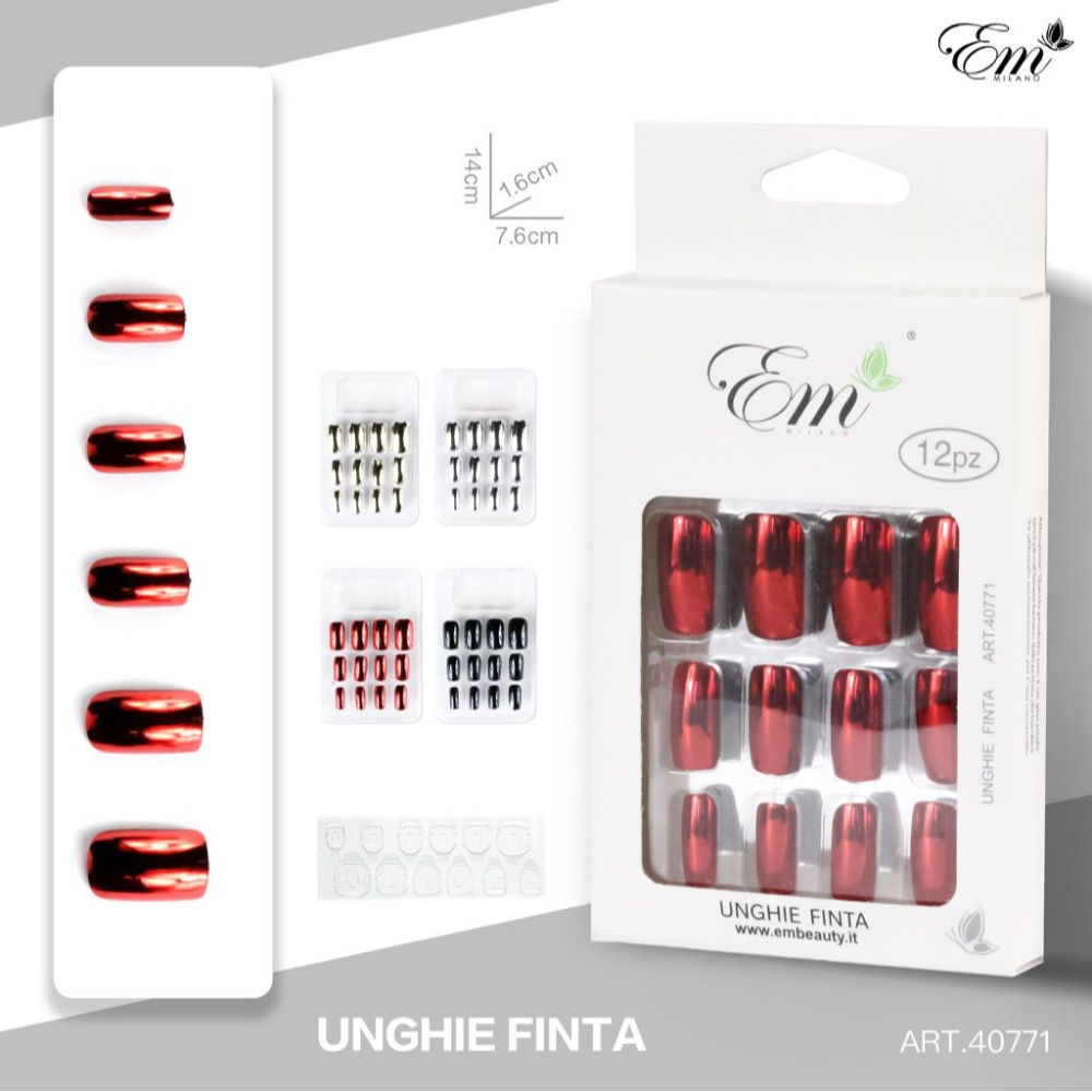 UNGHIE FINTE METALLIZATEEm